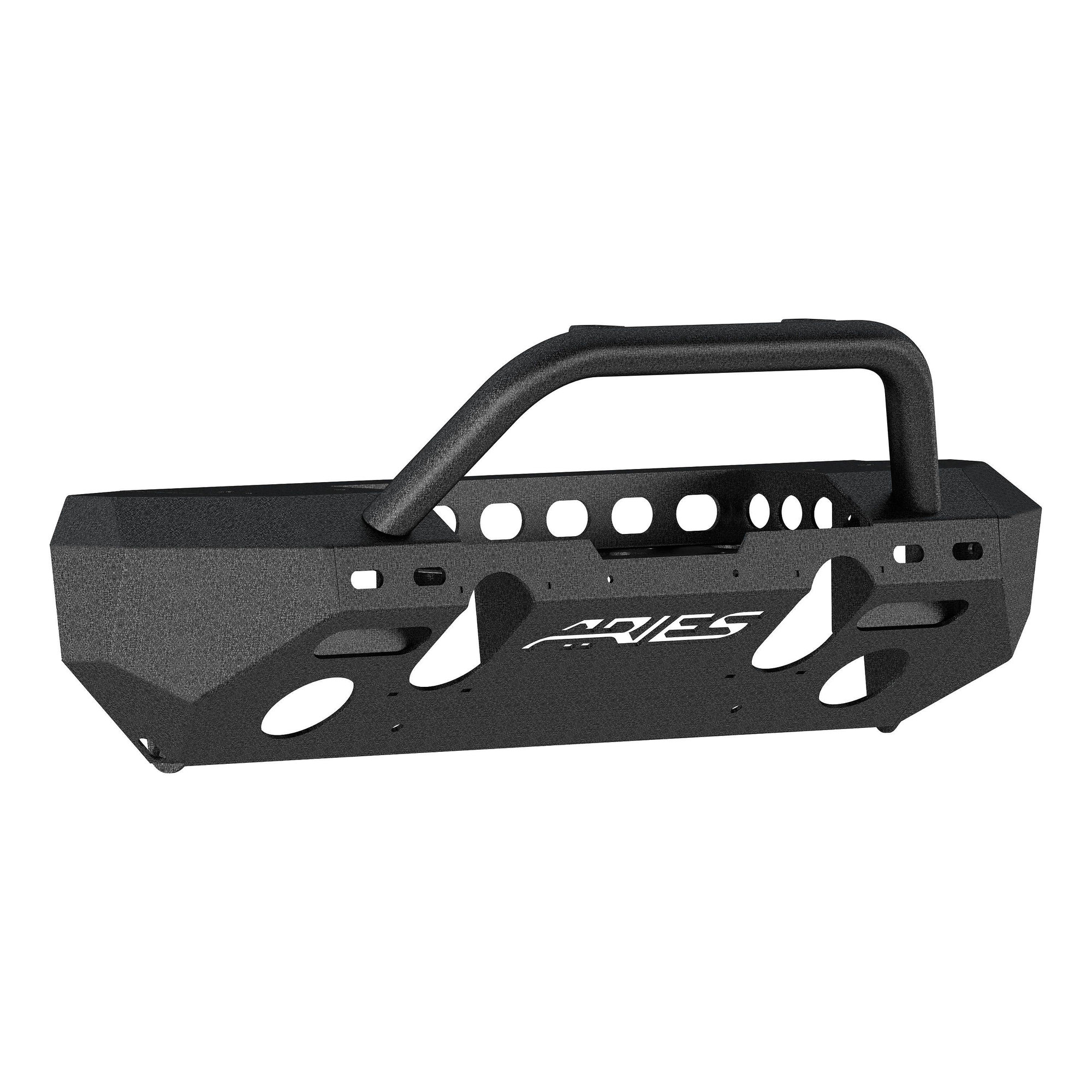 Aries TrailChaser Front Bumper with Brush Guard for 0718 Jeep Wrangler